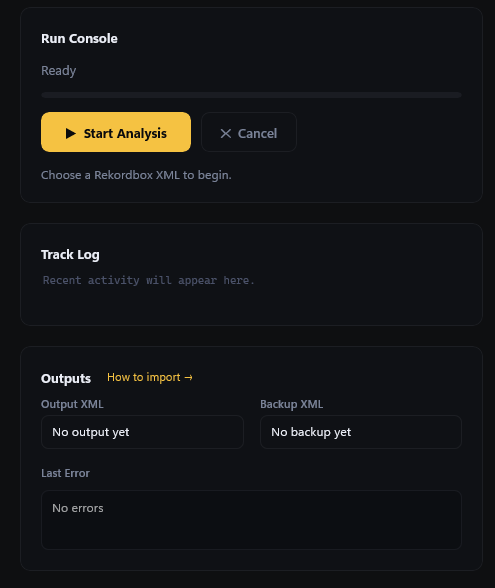 Click the Start Analysis button in KimiCue